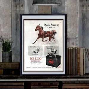 1945 DELCO Horse Advertisements